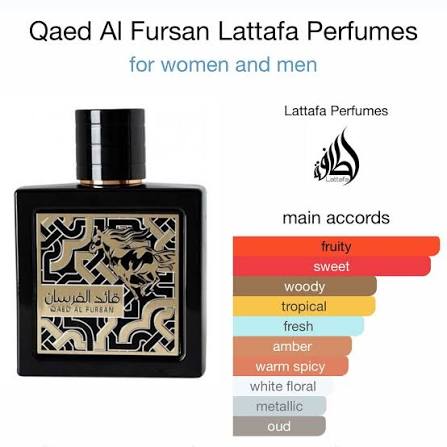 Qaed Al Fursan by Lattafa. Men's Eau de Parfum 3.04FL OZ.