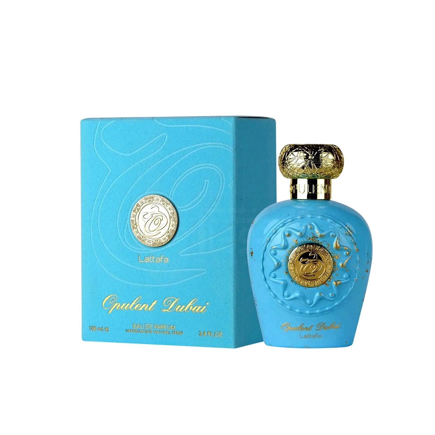 Opulent Dubai Eau de Parfum by Lattafa. Unisex 3.4FL OZ.