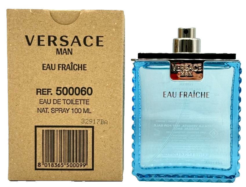 Versace Man Eau Fraiche. Men's Eau de Toilette. 3.4FL OZ (tester)