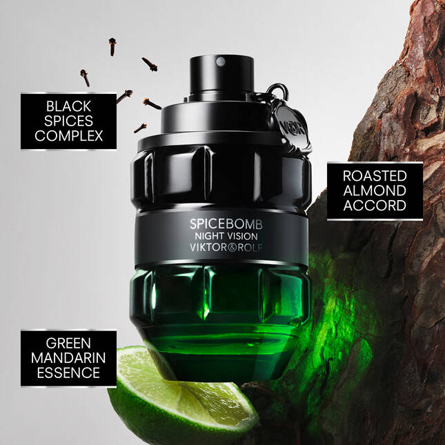 SPICEBOMB Night Vision by Viktor & Rolf. Men's Eau de Toilette. 3.4FL OZ