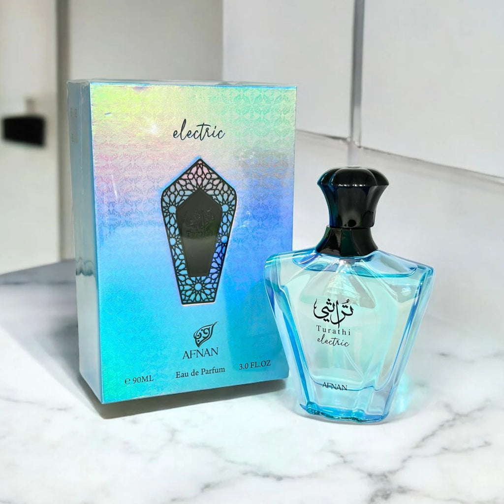 Afnan- Turathi Electric Eau de Parfum. Unisex 3.0FL OZ